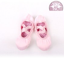 발레복/타이즈/아동/유아/어린이/핑크 공단 발레 슈즈