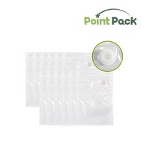 포인트팩 프로 진공포장기 진공포장비닐 진공롤팩 진공포장팩, 대형 진공지퍼백 12장 28cm 36cm