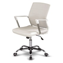 소티디자인 스타일 홈 오피스 체어 책상의자, 그레이화이트