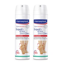 니베아 한자플라스트 후레쉬 액티브 풋 데오드란트, 2개, 150ml