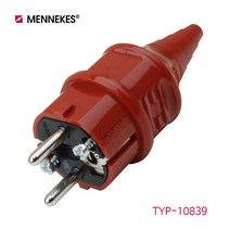 메네키스 TYP10839 산업용 슈코플러그 레드 230V16A