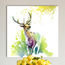 꾸밈 iw815-고고한사슴노프레임 액자, 2타입