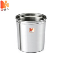 (주)킹센스 27종스텐 오픈휴지통, 오픈(깡통)휴지통-대