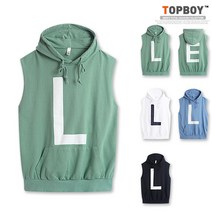 탑보이 L나염 후드 오버핏 박스나시 (SCC1027PT)