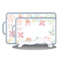 에쉐르 디자인 항균도마 중 2P SET, 꽂 디자인