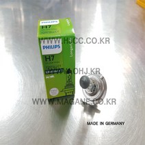 토스카하향등(H7)필립스전구12972LLC1(12V55W), 필립스전구