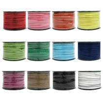 유니아트 롤샤무드끈(소) 인조가죽끈 약20m, 연두