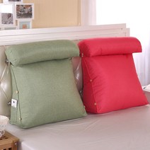 WOHNEN 삼각 등받이 등쿠션 수면베게 도넛쿠션, 삼각등쿠션(중)-진그레이