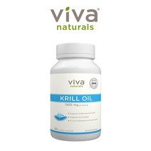 (해외) Viva Naturals 비바네츄럴 남극 크릴 오일 1250mg 60정, 1개