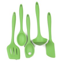 셰프크래프트 프리미엄 실리콘 조리도구 5종 세트, Green