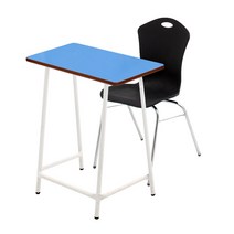 다우미 (착불배송) 책걸상세트-S0206(분리형다리), 상판색상-블루