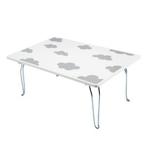 아린산업 다용도상 밥상 술상 좌식책상 다용도테이블 구름-그레이, 그레이