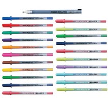 겔리롤 파인 0.6mm 젤잉크 볼펜 10개, 보라-24