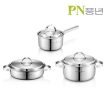 PN풍년 퓨어가르텐 통5중 스테인레스 냄비 8종 택1, 양수냄비(PEGN(F)-14C