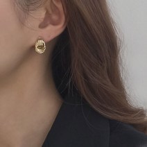 뷰랩 모던 꼬임 드롭귀걸이 귀걸이