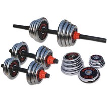 대한스포츠 크롬 조립아령 세트, 28kg, 1개