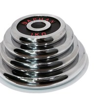 대한스포츠 3중 크롬도금 원판 1장씩 판매건, 2kg, 한장씩임, 1개, 2kg