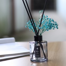 샬롯디퓨저 롱원형 디퓨저용기 150ml (투명그레이), 핑크골드캡