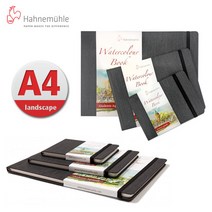 하네뮬레 Hahnemuhle 워터칼라북 휴대용스케치북 전문가용수채화지 A4사이즈 A5사이즈 A6사이즈, A4, 30매