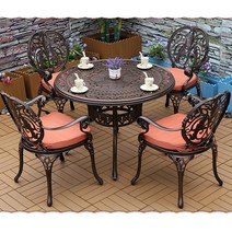 오만국 MC100-35 주물 의자테이블세트 야외 의자세트 야외테이블세트