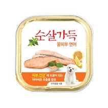 제일사료(주) 순살가득 건강밥상 100g[꿀피부 연어순살] 캔, 연어, 1개
