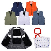 씨씨칸 얼음조끼 A일반형(아이스팩12개+머플러1개) 아이스조끼 쿨조끼 작업조끼