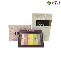 토종원 종이상자 오색소면 선물세트 3kg 고급수제면