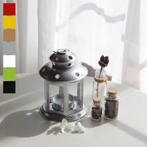 [마켓비] KIRUNA 빈티지 미니 양초랜턴, 실버