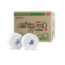 물에 더 잘풀리는 점보롤 화장지 500m16롤 대형 롤화장지 점보롤휴지 프리미엄, 1박스, 16롤