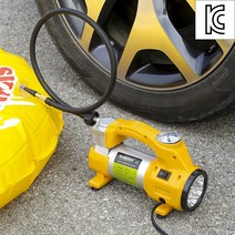 리아케이알 차량용 에어펌프 튜브 공기주입기 전동펌프 발펌프, 22_제노테크 LED 차량용 에어컴프레셔 펌프/1218931