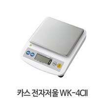 [카스] 전자저울 WK-4C ll, 단품, WK-4C II, 화이트, 단품