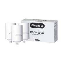 미츠비시 쿠린스이 수도 직결형 정수기 Cleansui MD101 MD101-NC 미니정수기, 정수기용 필터 3개