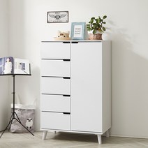 에센가구 심포니 베이비장 B 수납장형 다용도 모던수납장 서랍장, 화이트