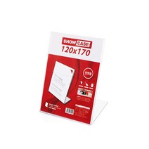 아트사인 쇼케이스 POP 아크릴꽂이 메뉴판 상품안내 가격표시 전시홍보물 기타매장/진열용품, 28_쇼케이스(단면)120*170, 1개입