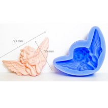 제이앤메이드 턱괸아기천사몰드 실리콘몰드 1구