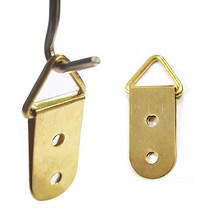 KOZI 액자고리 삼각고리 (대) 2구, 골드, 1개