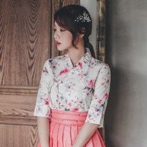 수설화 꽃내음 블라우스 생활한복