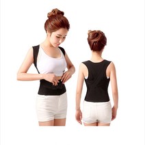 정수생활건강 바른자세 어깨 허리 자세교정밴드 S(20~22인치), 1개