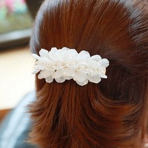 미스21 펄진주플라워 헤어핀 머리핀 성인 여자 여성 hairpin (hp662)