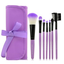 MAKE-UP FOR YOU 메이크업 브러쉬 7종세트, 메이크업브러쉬 7종세트, [파우치-퍼플]