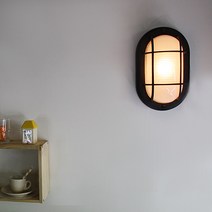 조명나무 조쉬 직부등(벽등) 외부벽등 방수벽등 외벽등 실외벽등 처마등 복도등 벽등, 대형-LED벌브(흰빛)