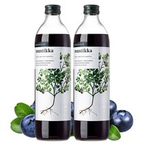 핀란디아 [핀란디아] 핀란드 카스케인 유기농 블루베리 원액 주스 500ml 2병, 단품, 단품