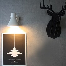 조명나무 LED나팔벽등 LED실내벽등 창고등 베란다등 직부등 무드등 인테리어벽등 벽등, 화이트-주광색(흰빛)