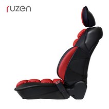 루젠 그랜드스타렉스 리무진 자동차시트커버 가죽시트, 리무진(레드), 1p