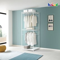 휴센 수납 두배로 옷장 810-3단 드레스룸, 두배로 810-3