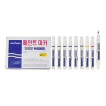 문화 페인트마카, 흰색, 2개