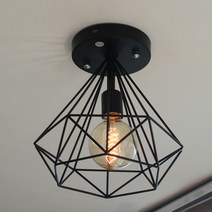 BOAZ 다이아 센서등 북유럽 고급 디자인 LED 전구, 다이아센서(백색)+에디슨전구(원형)(전구)