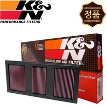 K&N 33-2985튜닝 에어필터 벤츠 S350 S400 SL350 SLK350, 1개입, 33-2985