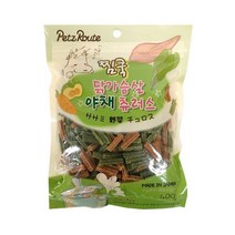 애견간식 펫츠루트 찜쿡 닭가슴살 야채 츄러스 400g, 닭가슴살야채츄러스