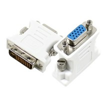 RGB to DVI 젠더 RGB암-DVI-I 24+5핀 숫 그래픽카드신호 변환젠더 영상잭, 326663